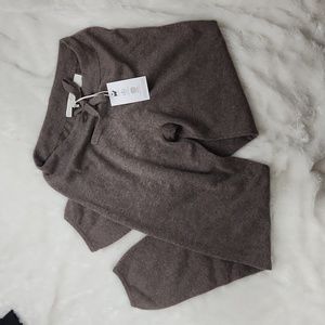NWT! NAKED CASHMERE brown joggers